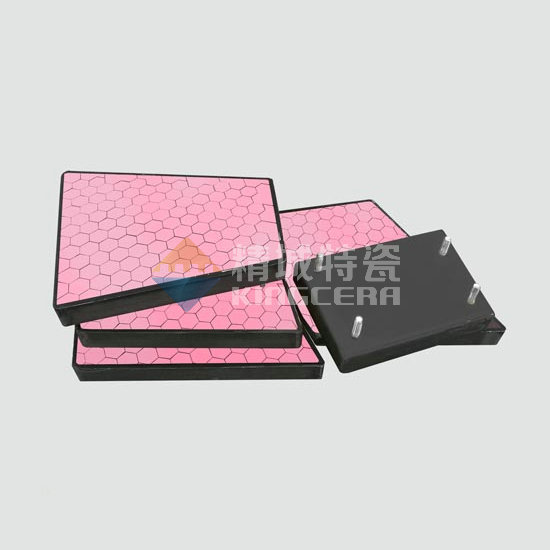 <strong>三合一耐磨陶瓷襯板(NMC-JT)|陶瓷橡膠復合鋼板</strong>